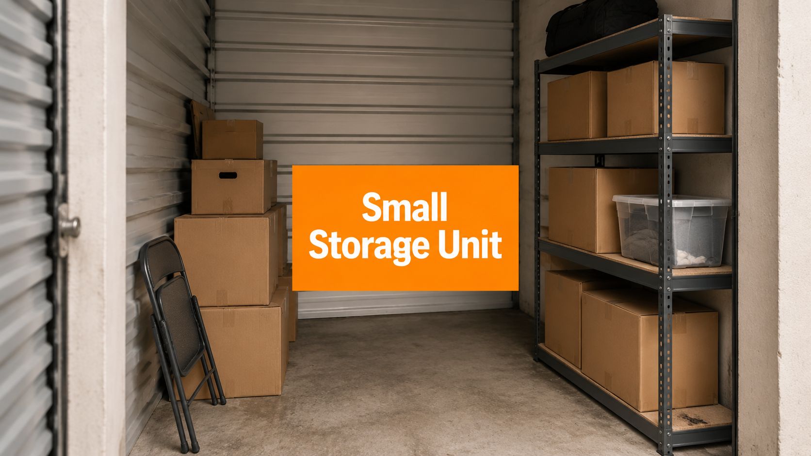 Small Storage Unit Guide: Sizes, Prices, and What Fits Orange Box Self ...
